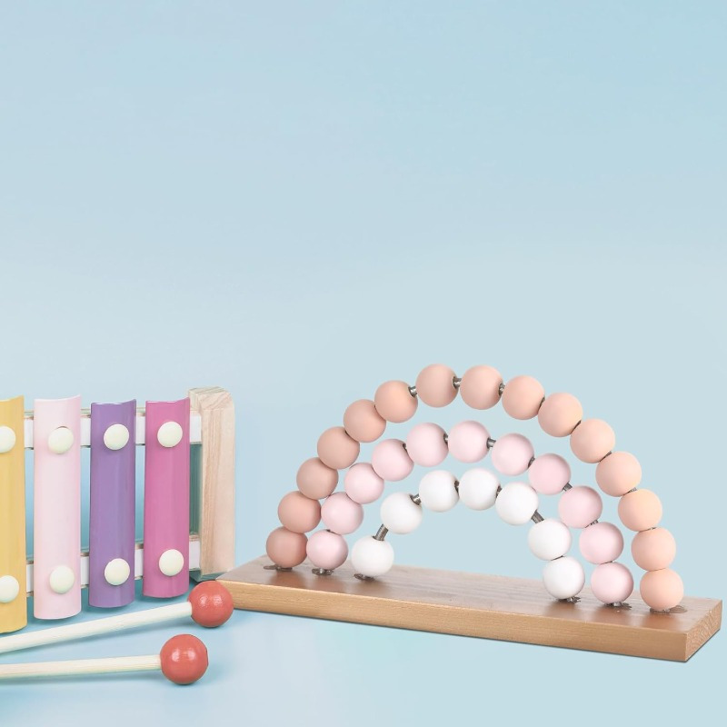 レインボーガール 3D ベビールーム装飾 ピンク 木製 ビー - Baby Nursery Decor Girl のレビューと価格
