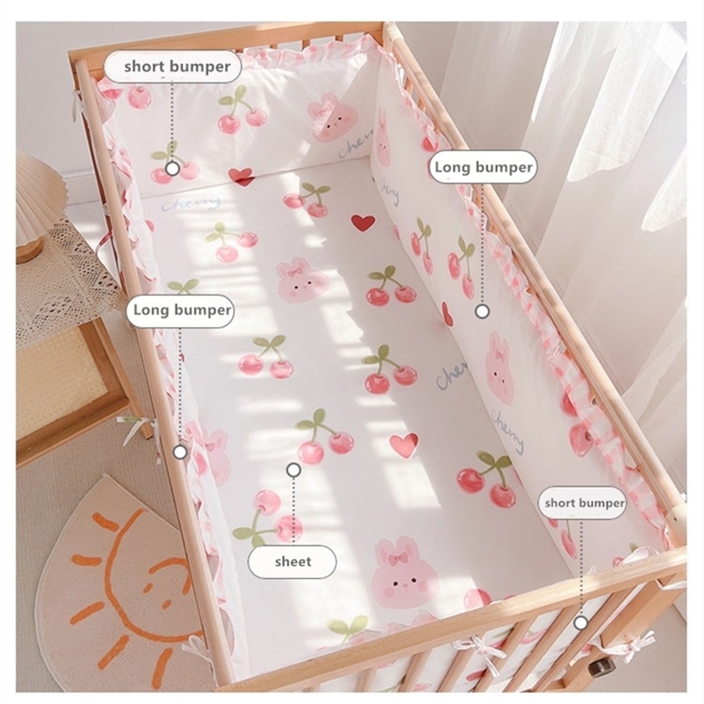 5 個ベビーベッド寝具セット女の子ベビー寝具ベビーベッドセッ - Baby Nursery Boy のレビューと価格